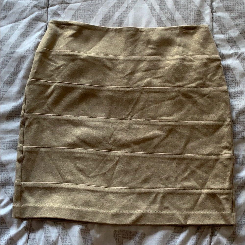 Gold Shimmer skirt